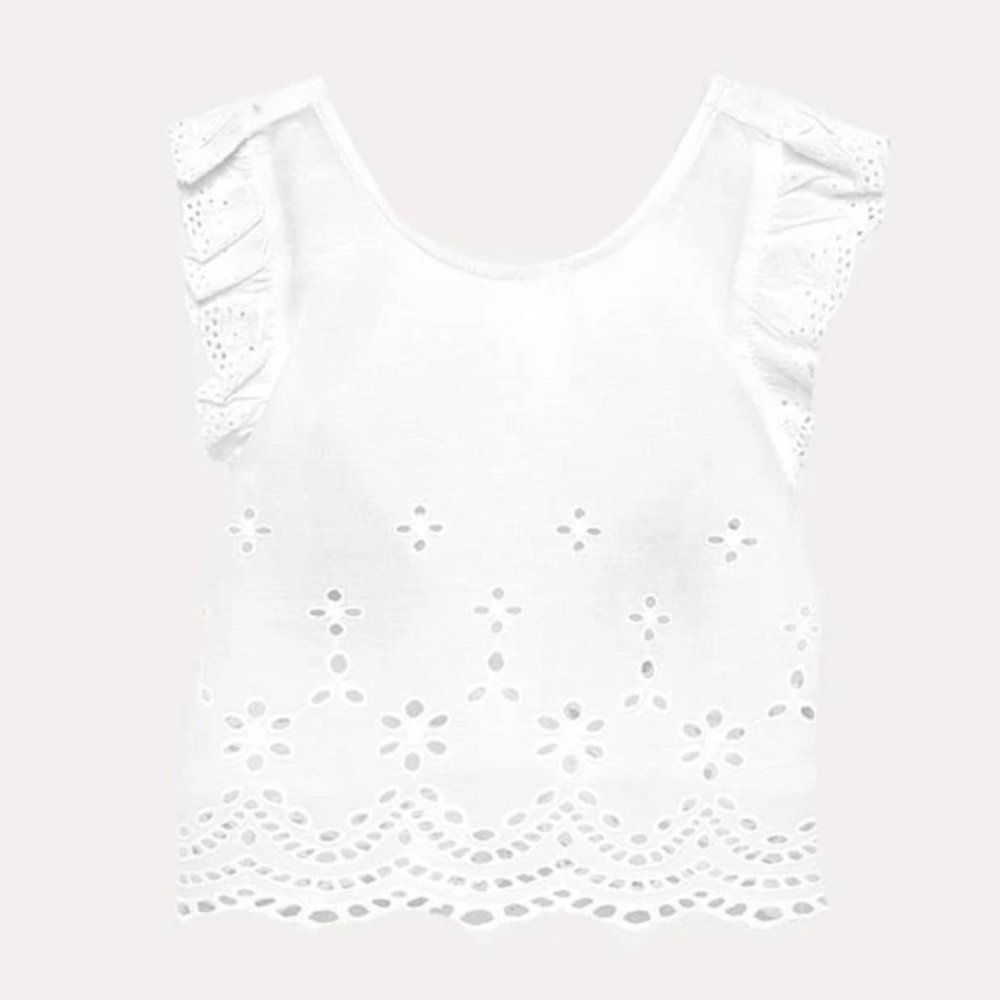 NWT Mayoral Baby Girl's  9 months Lace Top Shirt